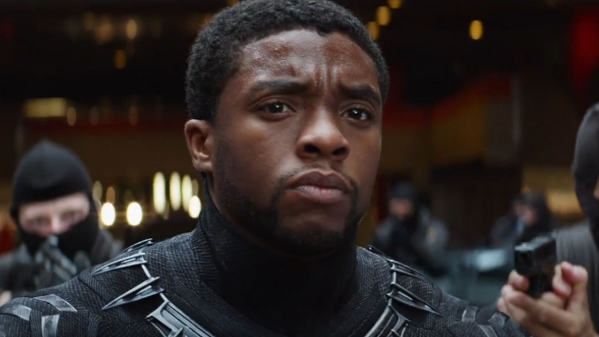 Chadwick Boseman as Black Panther (Image via YouTube/Marvel Entertainment)